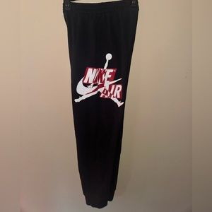 Jordan Jumpman Logo Boy's XL Fleece Joggers Black age 13+